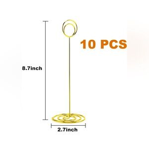 Gold Table Number Holder - Great for weddings/events!